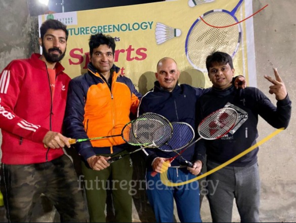 Futuregreenology support Sports activities at Eldeco Estate in Ludhiana.