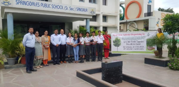 Plantation & Environment Awareness conducted for students in Springdales Public School at Sangrur