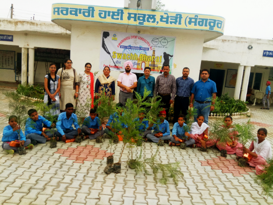 Environment Awareness Drive in G S S School, kheri (Sangrur)